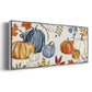 Autumn Pumpkins - Floater Framed Canvas Print