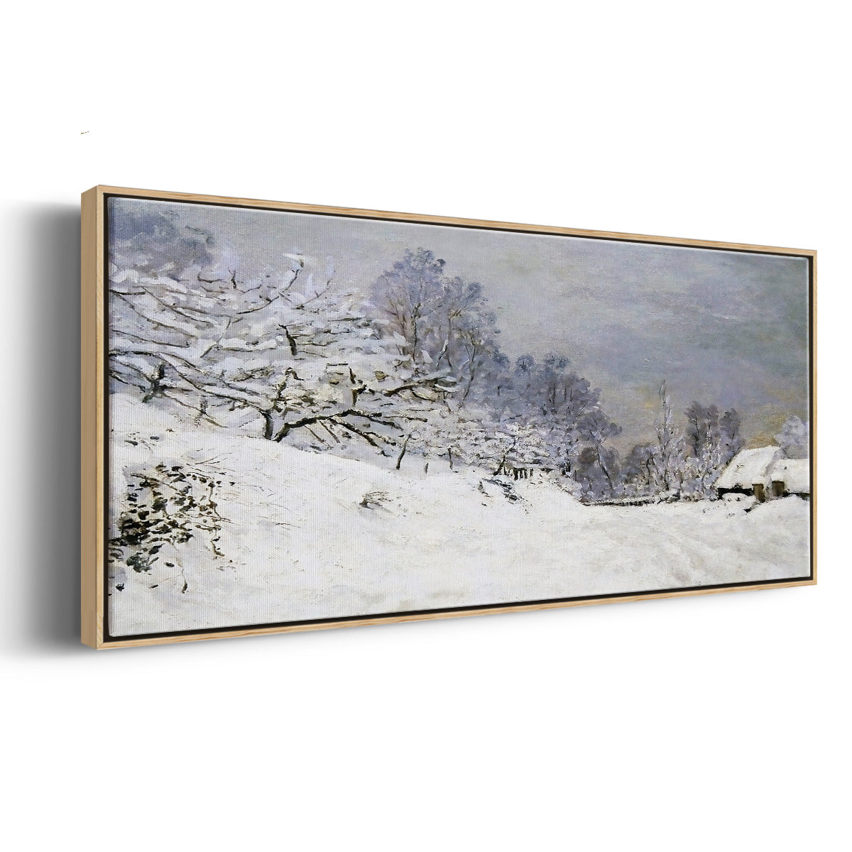 The Road in Front of Saint - Floater Framed Canvas Print