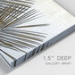 Palm I Premium Gallery Wrapped Canvas - Ready to Hang - Set of 2 - 8 x 12 Each