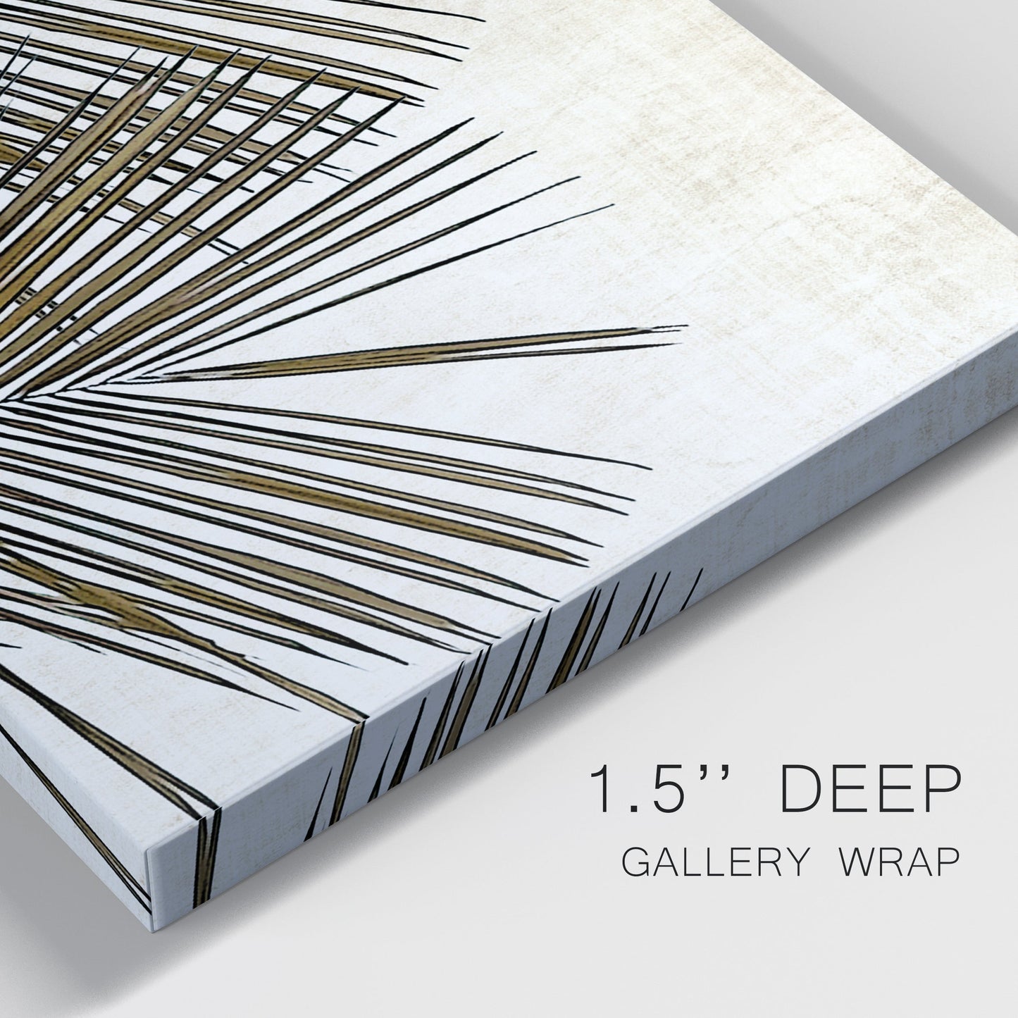 Palm I Premium Gallery Wrapped Canvas - Ready to Hang - Set of 2 - 8 x 12 Each