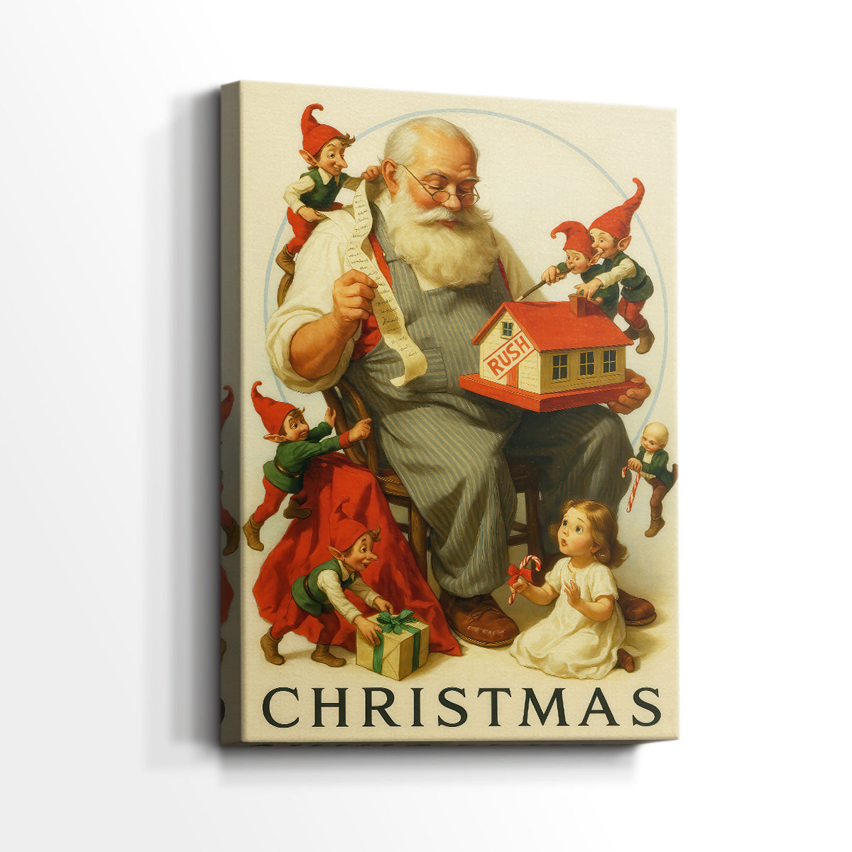 Twilight of Tinsel-Gold Dusk - Canvas Art Print