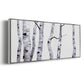 Birch Trees I - Floater Framed Canvas Print