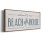 Our Beach House - Floater Framed Canvas Print