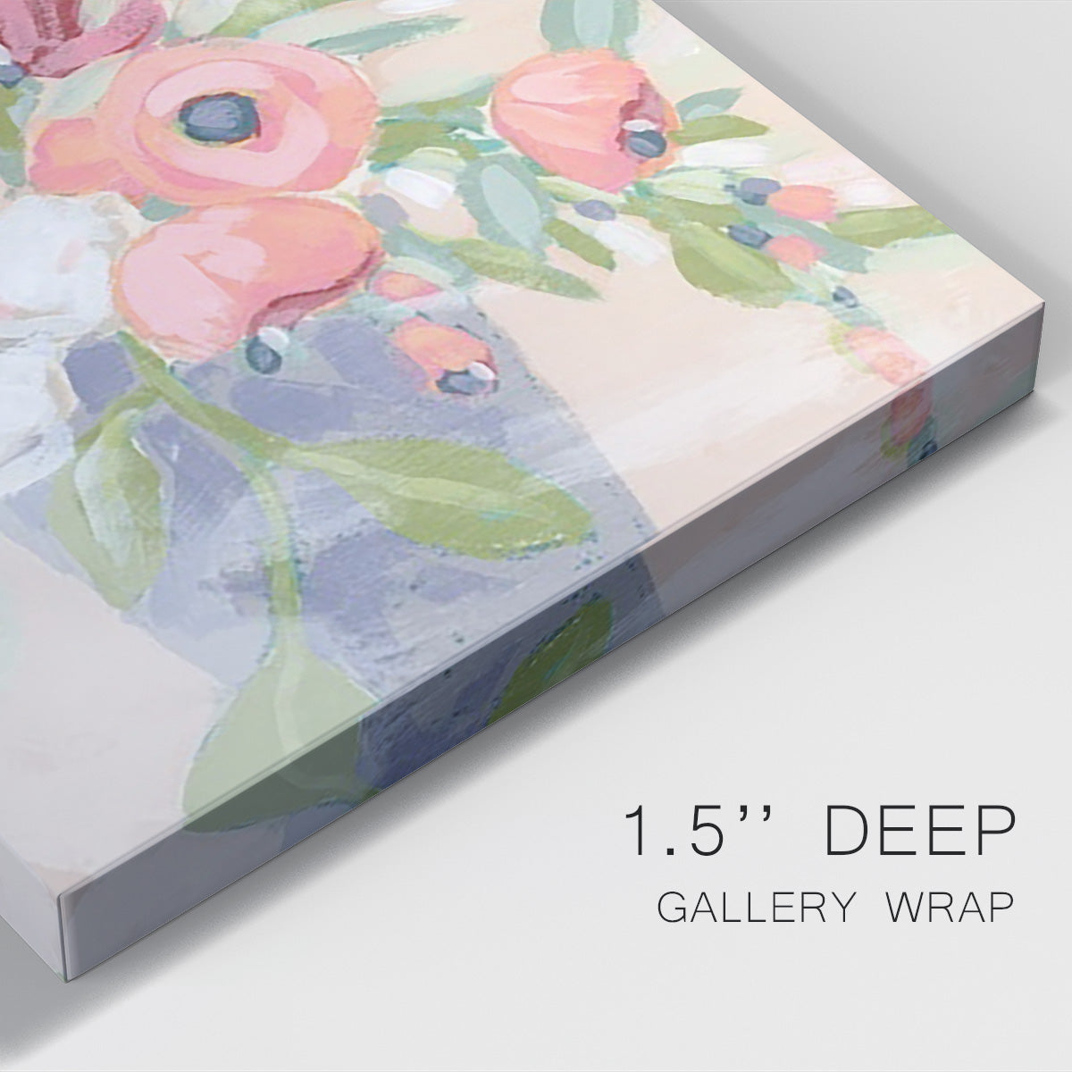 Blush Array II Premium Gallery Wrapped Canvas - Ready to Hang