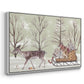 Christmas Time II - Framed Gallery Wrapped Canvas in Floating Frame