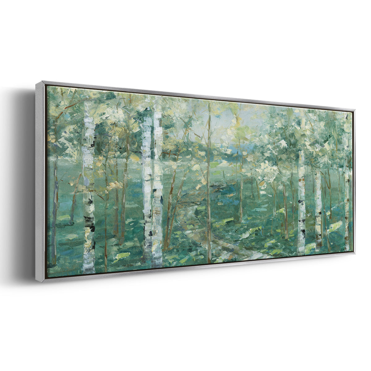 Meadow Light - Floater Framed Canvas Print