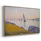 Evening Calm, Concarneau, Opus 220, 1891 - Floater Framed Canvas Print