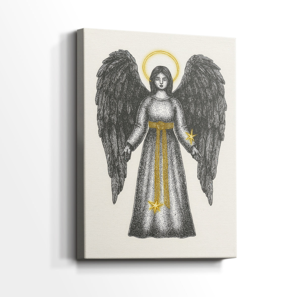 Pearled Manger Parish - Canvas Art Print
