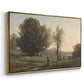 Landscape (Souvenir of les landes), c. 1872 - Floater Framed Canvas Print