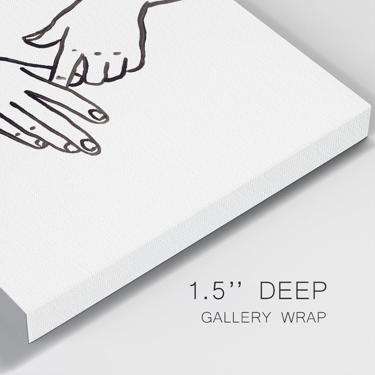 Hand Study IV-Premium Gallery Wrapped Canvas - Ready to Hang