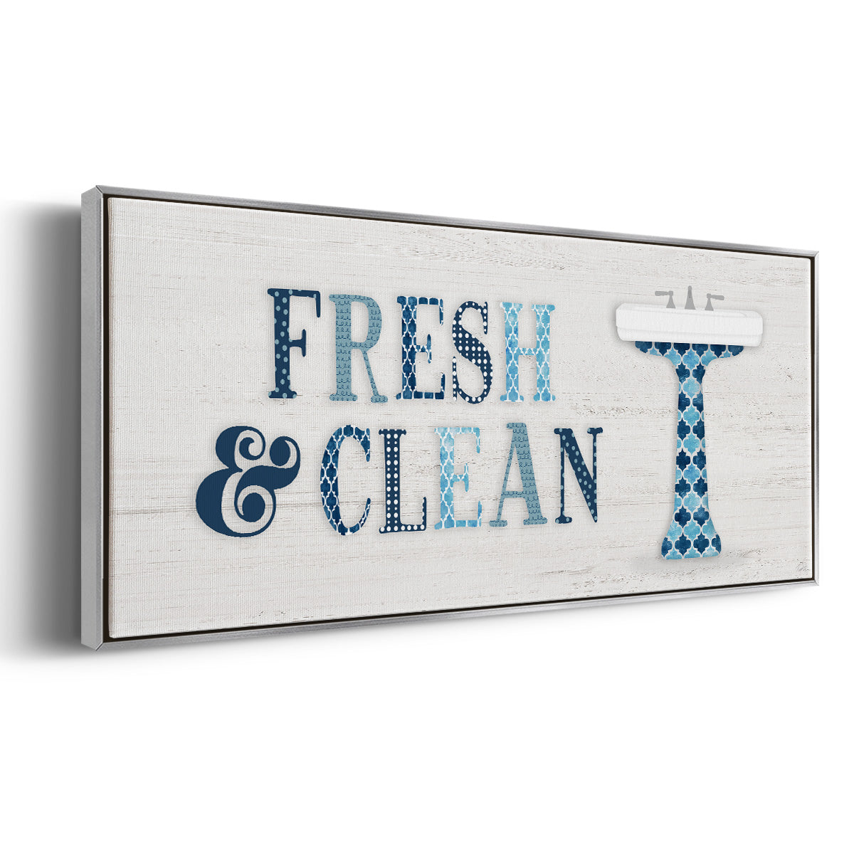 Fresh and Clean - Floater Framed Canvas Print