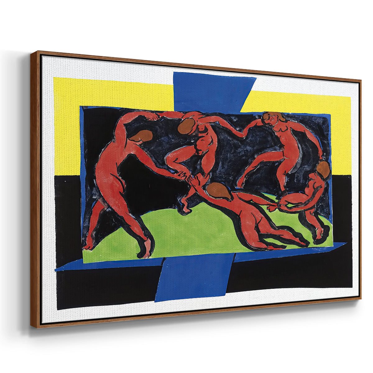 The Dance (La Danse), 1939 - Floater Framed Canvas Print