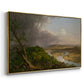 View from Mount Holyoke, Northampton, Massachusetts, after a Thunderstorm (Oxbow), 1836 - Floater Framed Canvas Print