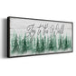 Joy to the World - Floater Framed Canvas Print