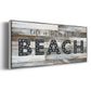Better at the Beach - Floater Framed Canvas Print