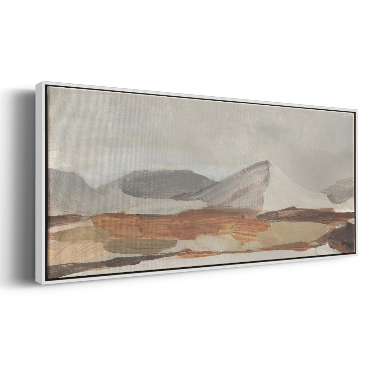 Dusky Mountain II - Floater Framed Canvas Print
