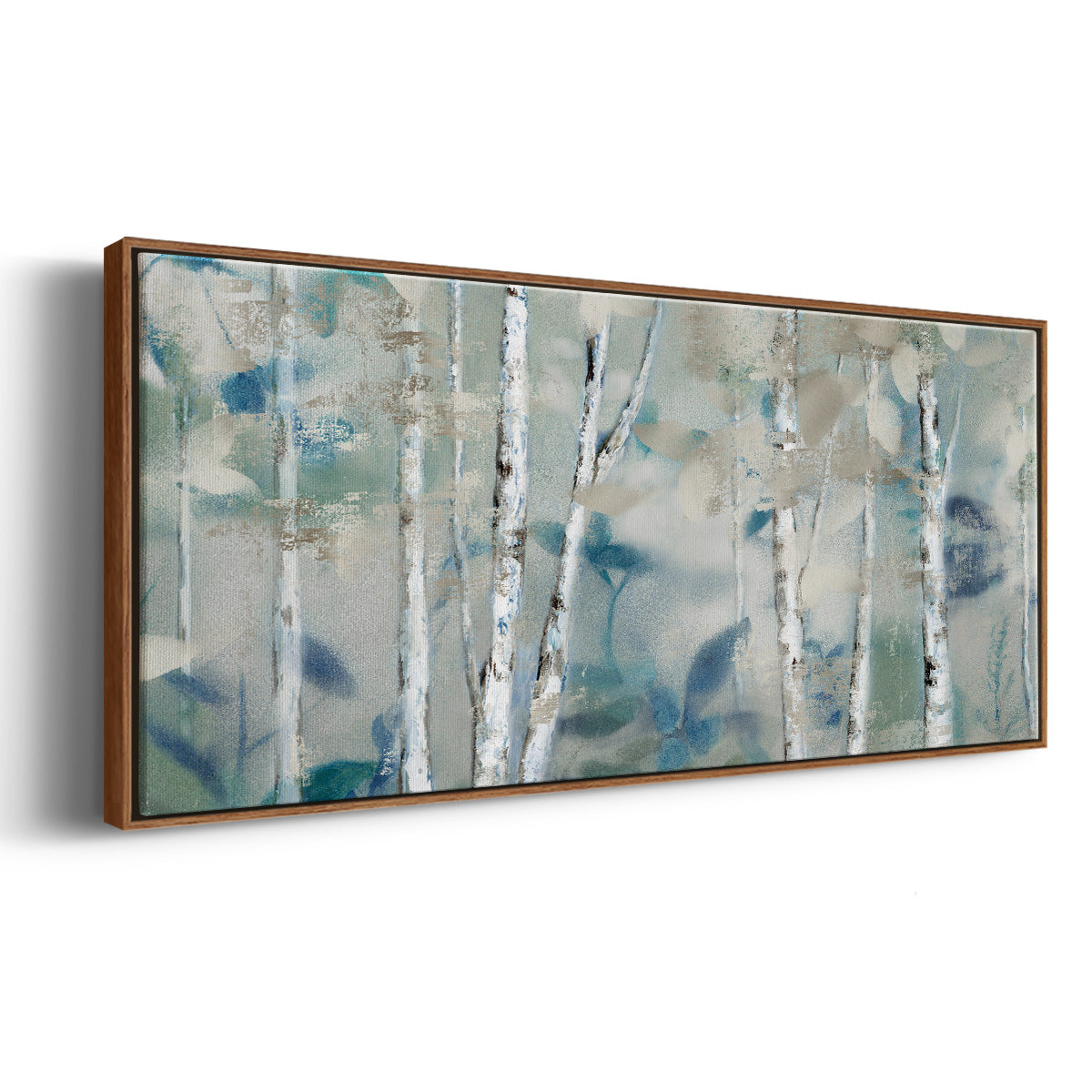 Zen Forest I - Floater Framed Canvas Print
