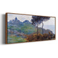 The Church at Varengaville, Grey Weather, 1882 - Floater Framed Canvas Print
