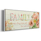 Family Where Our Story Begins - Floater Framed Canvas Print