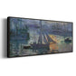 Sunrise at Sea - Floater Framed Canvas Print