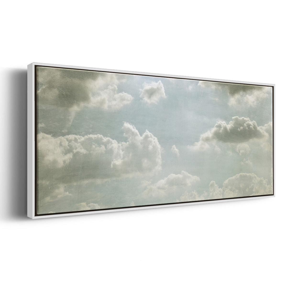 Sky Scrapers III - Floater Framed Canvas Print