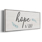 Hope & Soap - Floater Framed Canvas Print