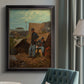 American genre scene of domestic life by Winslow Homer in an {frame_style_descriptor} displayed in a neutral interior setting.
