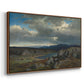 Norwegian Highlands, 1857 - Floater Framed Canvas Print