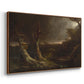 Tornado in an American Forest, 1835 - Floater Framed Canvas Print