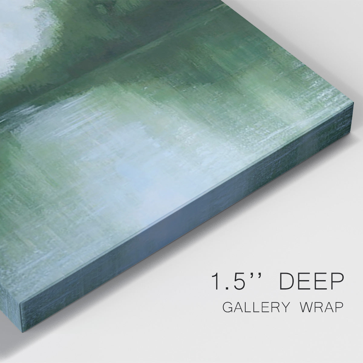 Mossy Reflections II Premium Gallery Wrapped Canvas - Ready to Hang