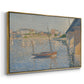 Le Clipper, Asnières, 1887 - Floater Framed Canvas Print