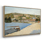 The Riverbank, Les Andelys, 1886 - Floater Framed Canvas Print