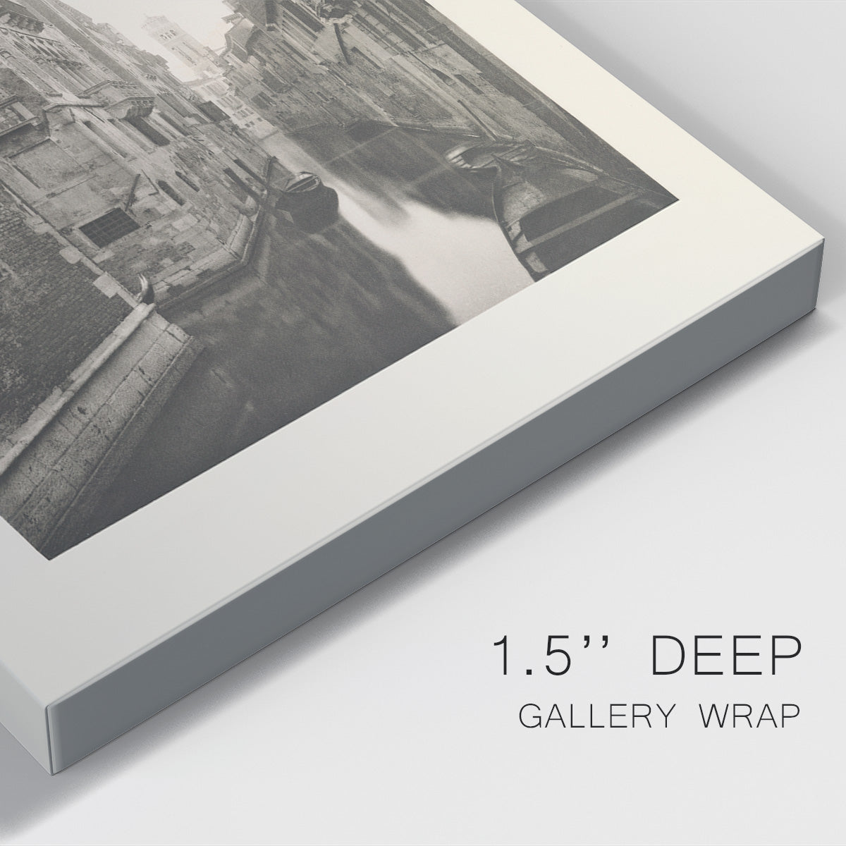 Vintage Views of Venice V Premium Gallery Wrapped Canvas - Ready to Hang