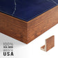 Indigo 1 - Floater Framed Canvas Print