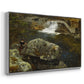 By the Mill Pond (En Mølledam), 1850 - Floater Framed Canvas Print