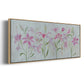 Dancing Pink Trio III - Floater Framed Canvas Print