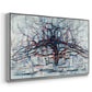 Horizontal Tree, 1912 - Floater Framed Canvas Print