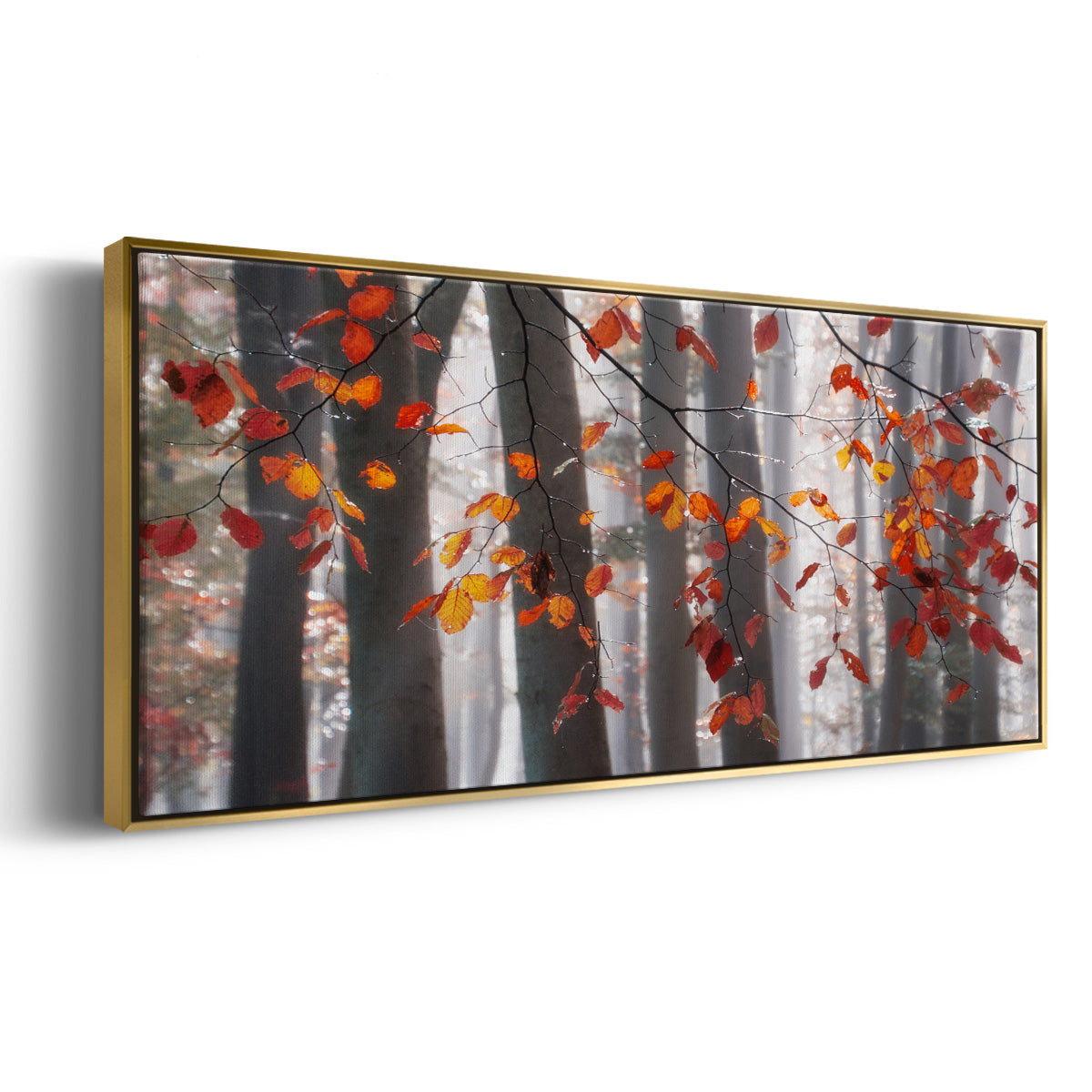 Falling Moments - Floater Framed Canvas Print