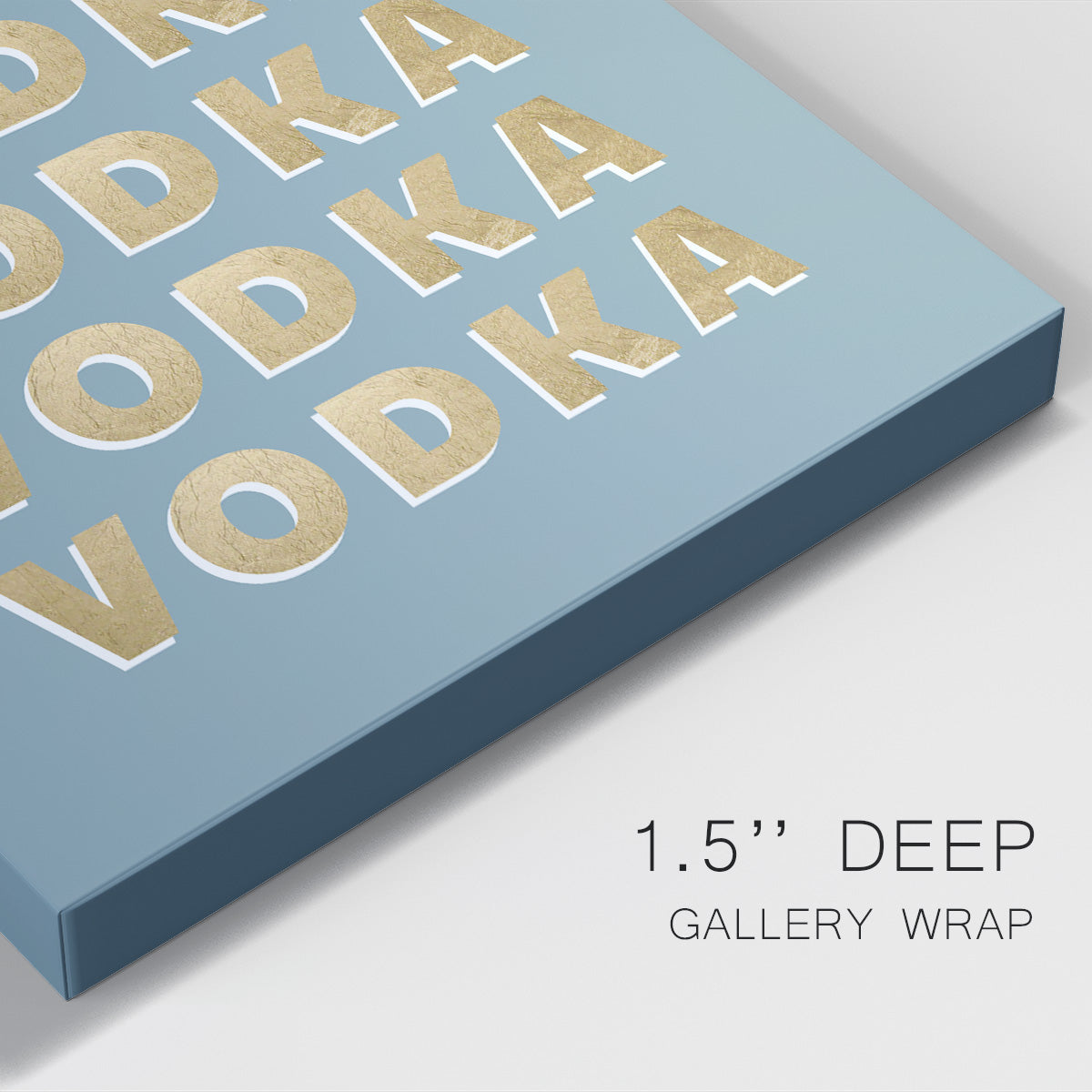 Vodka Premium Gallery Wrapped Canvas - Ready to Hang