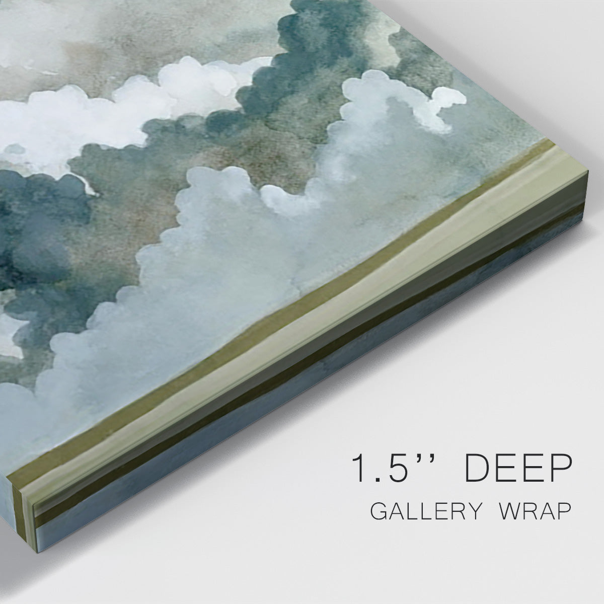 Vast Neutral Sky II Premium Gallery Wrapped Canvas - Ready to Hang