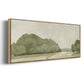 On Course I - Floater Framed Canvas Print