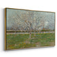 Orchard in Blossom (Plum Trees), 1888 - Floater Framed Canvas Print