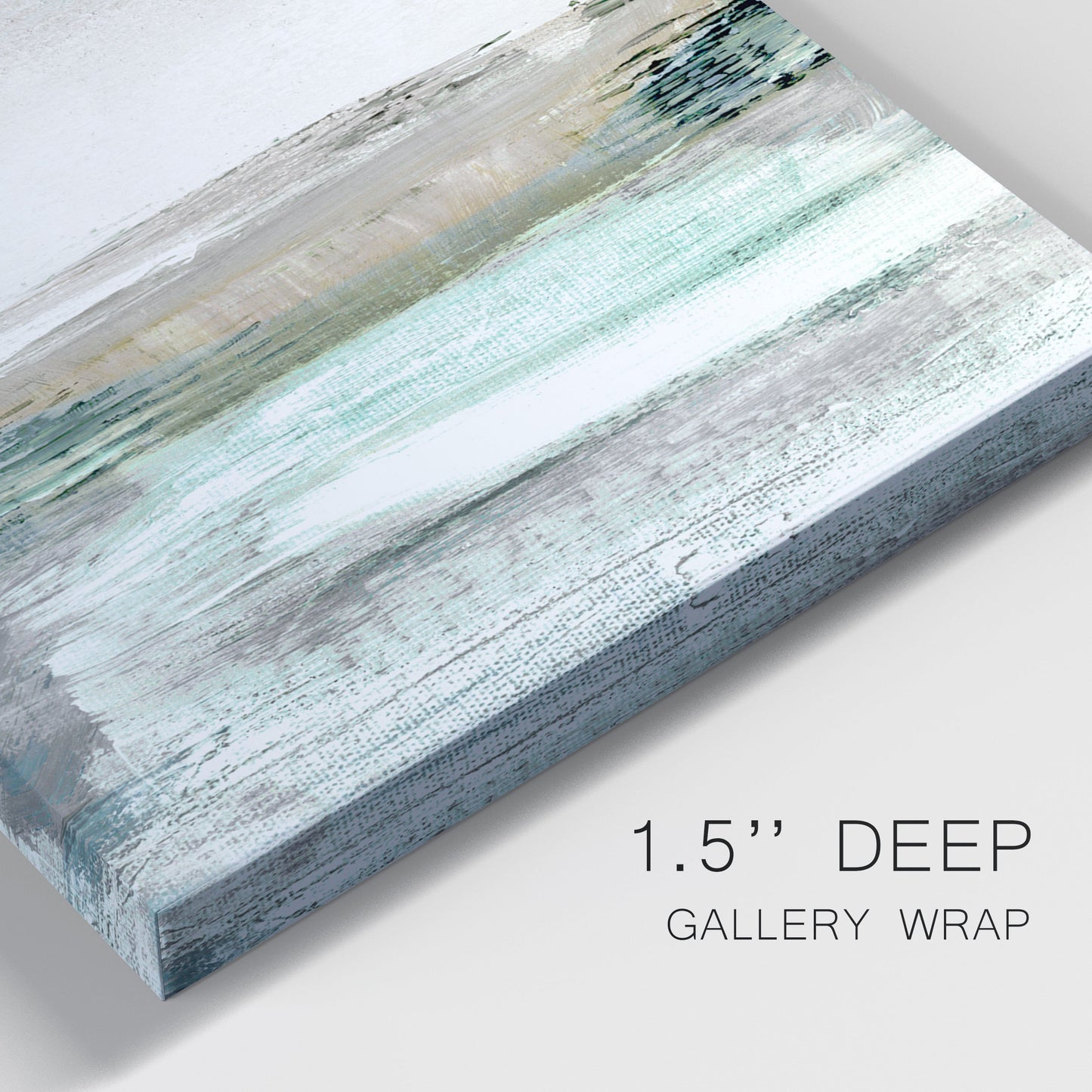 Summer Teal I Premium Gallery Wrapped Canvas - Ready to Hang