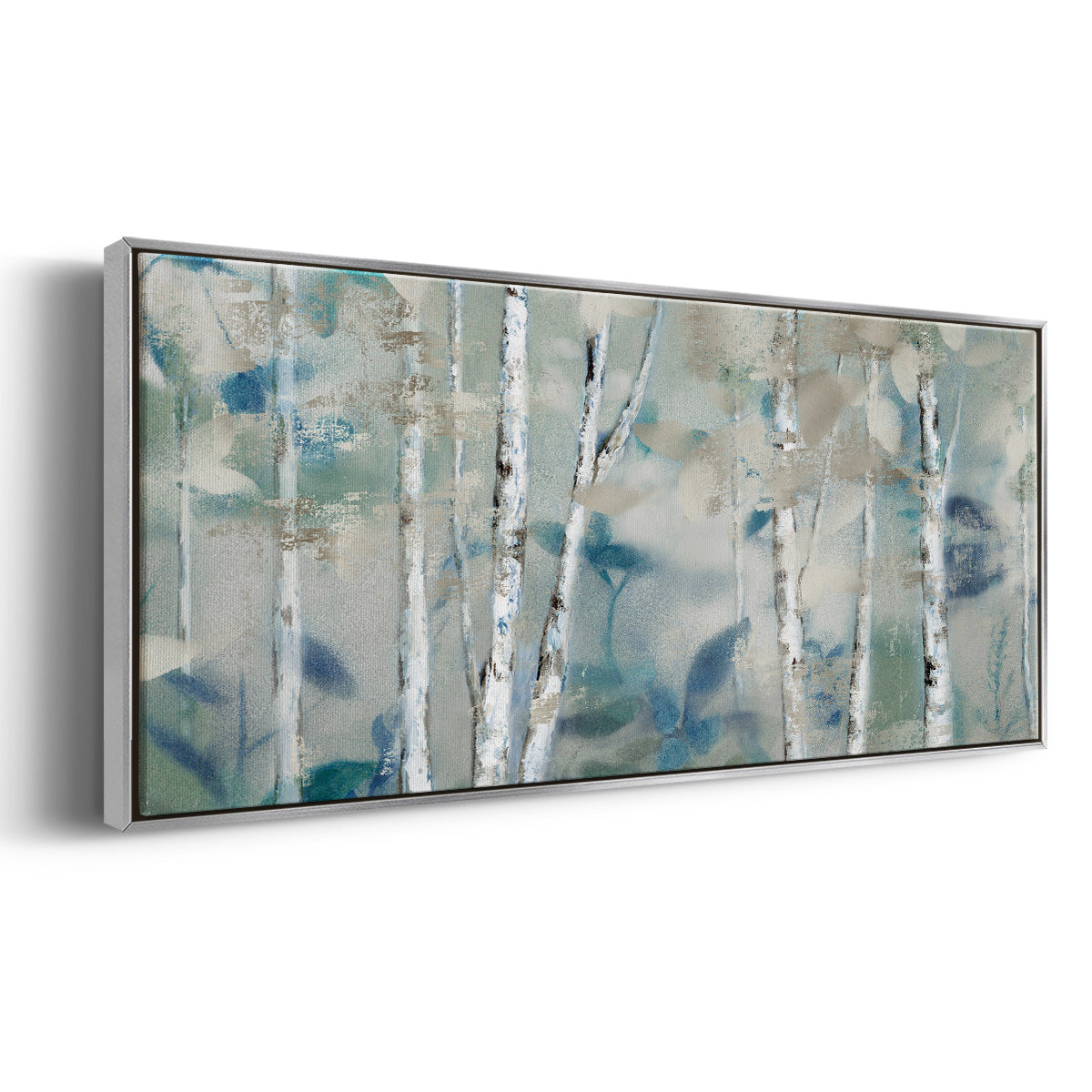 Zen Forest I - Floater Framed Canvas Print