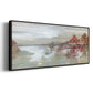 Scenic Sunrise - Floater Framed Canvas Print
