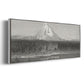 Mount Hood from the Columbia - Floater Framed Canvas Print