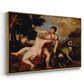 Venus and Adonis, 1554 - Floater Framed Canvas Print