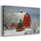Dawn of Chalk Sleigh - Canvas Art Print