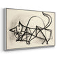 Study of a Cat (Étude de chat), 1946 - Floater Framed Canvas Print