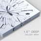 Monochrome Kaleidoscope I Premium Gallery Wrapped Canvas - Ready to Hang